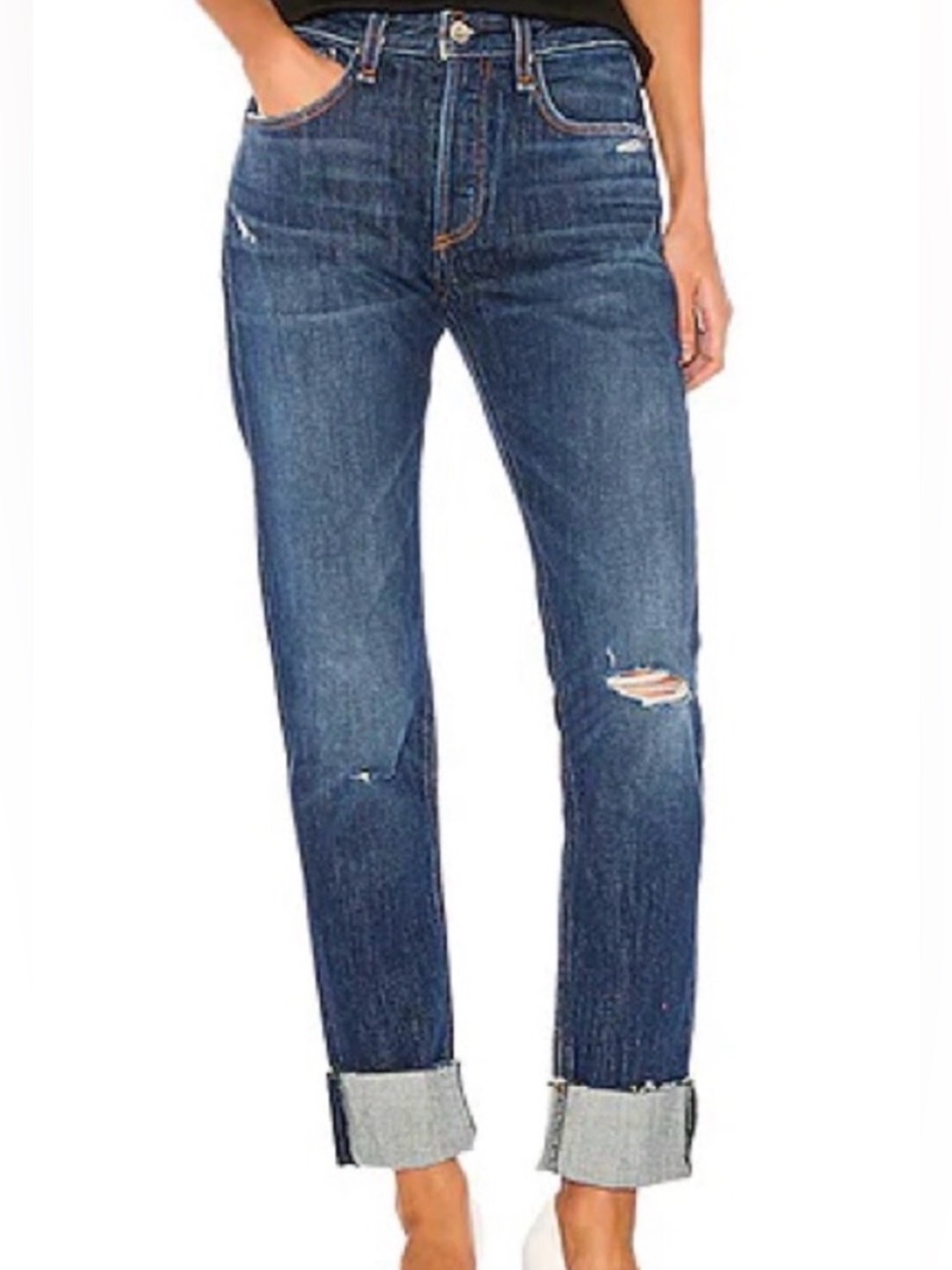 Rag & Bone Rosa Mid-Rise Boyfriend Jeans Sz 26 EUC
